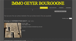 Desktop Screenshot of immo-geyer-bourgogne.com