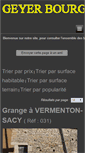 Mobile Screenshot of immo-geyer-bourgogne.com